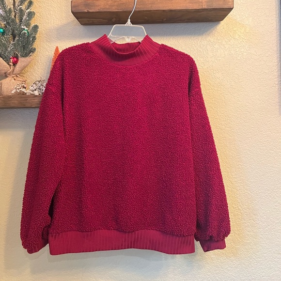 Anthropologie Porridge Brynn Sherpa Pullover Sweatshirt, M - Picture 3 of 8